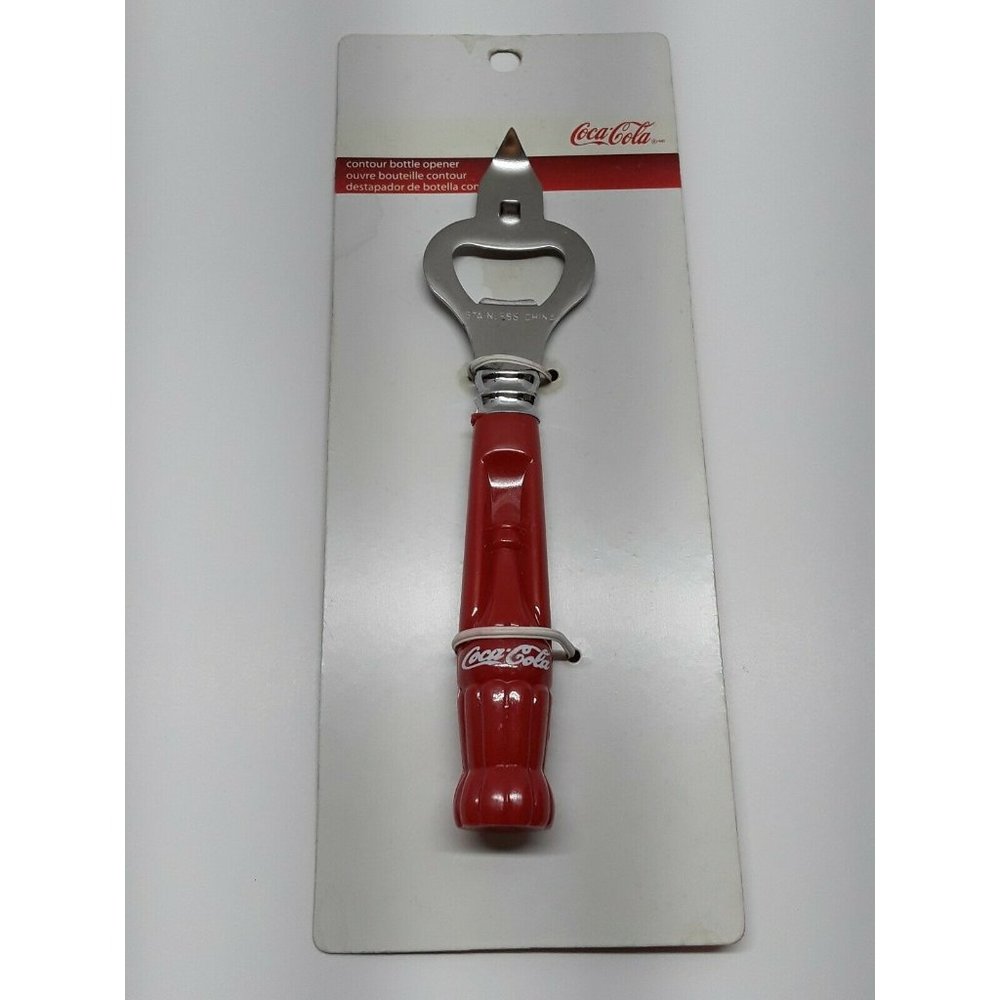 Coca Cola Bottle Opener red 2007 Gibson  7" long